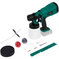 VONROC Pistolet à Peinture Sans Fil VPower 20V – Capacité De 800 Ml - Sans Batterie Ni Chargeur - Accessoires Inclus -Pistolet à peinture Soldes 35996908 3
