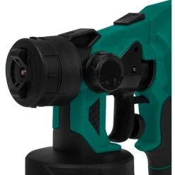 VONROC Pistolet à Peinture Sans Fil VPower 20V – Capacité De 800 Ml - Sans Batterie Ni Chargeur - Accessoires Inclus -Pistolet à peinture Soldes 35996908 5