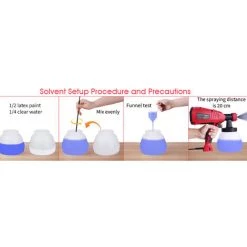 Pulverisateur De Peinture 400W Meterk Eu Js-Hh15A 7 Pulverisateur De Peinture 400W Meterk Eu Js-Hh15A -Pistolet à peinture Soldes 36741031 3