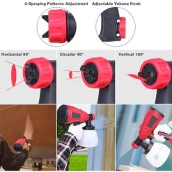Pulverisateur De Peinture 400W Meterk Eu Js-Hh15A 9 Pulverisateur De Peinture 400W Meterk Eu Js-Hh15A -Pistolet à peinture Soldes 36741031 5