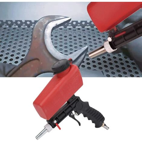 BARES Pistolet à Air Portatif, Pistolet De Sablage Pneumatique Petit Outil De Sablage à Main 90PSI, Pour Le Polissage Au Sablage 1 BARES Pistolet à Air Portatif, Pistolet De Sablage Pneumatique Petit Outil De Sablage à Main 90PSI, Pour Le Polissage Au Sablage