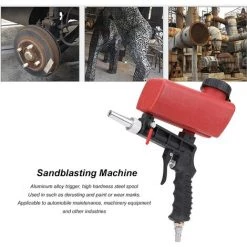 BARES Pistolet à Air Portatif, Pistolet De Sablage Pneumatique Petit Outil De Sablage à Main 90PSI, Pour Le Polissage Au Sablage 7 BARES Pistolet à Air Portatif, Pistolet De Sablage Pneumatique Petit Outil De Sablage à Main 90PSI, Pour Le Polissage Au Sablage -Pistolet à peinture Soldes 37157444 3