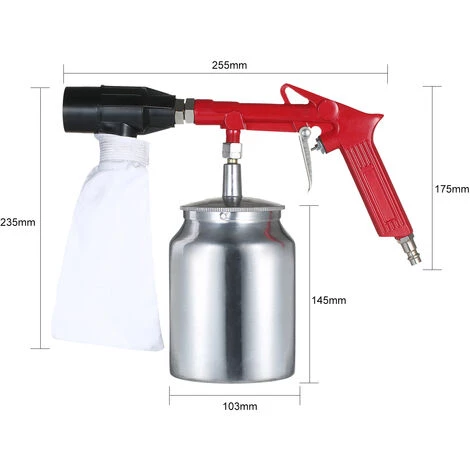 HAPPYSHOPPING Mini Machine De Sablage A Main Kit De Sablage Pistolet De Sablage Pistolet De Sablage Pistolet De Sablage Pistolet De Sablage Par Points Avec Sablage De Sable Abrasif Et 4 Buses Remplaçables, Modele : Multicolore 4 HAPPYSHOPPING Mini Machine De Sablage A Main Kit De Sablage Pistolet De Sablage Pistolet De Sablage Pistolet De Sablage Pistolet De Sablage Par Points Avec Sablage De Sable Abrasif Et 4 Buses Remplaçables, Modele : Multicolore – Image 4