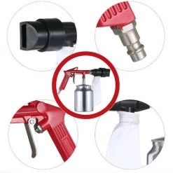 HAPPYSHOPPING Mini Machine De Sablage A Main Kit De Sablage Pistolet De Sablage Pistolet De Sablage Pistolet De Sablage Pistolet De Sablage Par Points Avec Sablage De Sable Abrasif Et 4 Buses Remplaçables, Modele : Multicolore 9 HAPPYSHOPPING Mini Machine De Sablage A Main Kit De Sablage Pistolet De Sablage Pistolet De Sablage Pistolet De Sablage Pistolet De Sablage Par Points Avec Sablage De Sable Abrasif Et 4 Buses Remplaçables, Modele : Multicolore -Pistolet à peinture Soldes 37773136 5