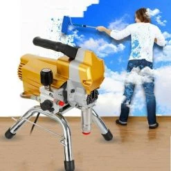 SENDERPICK 2200W 23MPa 3000PSI Airless Peinture Murale Pistolet à Pulvérisation