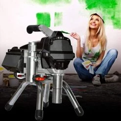 SENDERPICK Pulvérisateur Airless Pulvérisateur De Peinture Avec Contrôle électronique De Pression En Acier Inoxydable -Pistolet à peinture Soldes 38293767 4