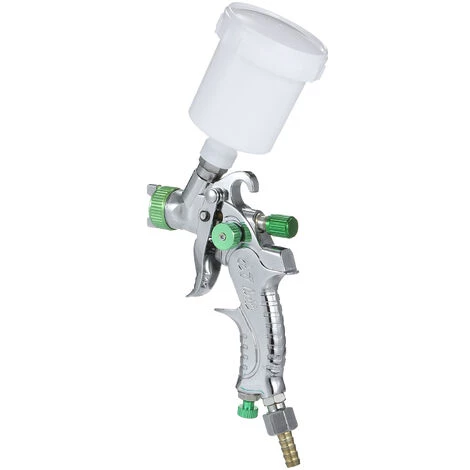 HAPPYSHOPPING Pistolet De Pulverisation D'air A Alimentation Par Gravite Mini Pistolet A Peinture Avec Gobelet De 100 Ml, Buse De 1,0 Mm Pour Peindre Le Mur De Meubles De Voiture, Modele : Argent 2 HAPPYSHOPPING Pistolet De Pulverisation D'air A Alimentation Par Gravite Mini Pistolet A Peinture Avec Gobelet De 100 Ml, Buse De 1,0 Mm Pour Peindre Le Mur De Meubles De Voiture, Modele : Argent – Image 2