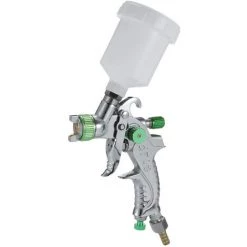 ASUPERMALL Pistolet De Peinture De Pulverisateur De Pulverisateur De Pulverisateur De Pulverisateur De Pulverisateur De Pulverisateur De Pulverisateur De Pulverisateur De 100 Ml De Buse De 1,0 Mm Pour La Peinture Mur De Meubles De Voiture, Argent