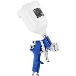 MSW Pistolet À Peinture Vernis Air Comprimé Professionnel Basse Pression 3,5-5 Bars - Blanc