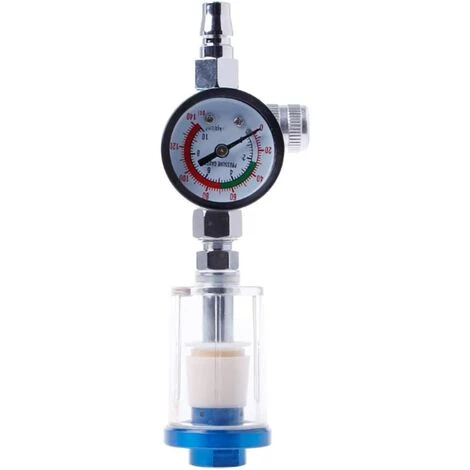 AIDUCHO Pistolet Régulateur De Pulvérisation Pneumatique Manomètre 1/4 "avec Piège à Eau En Ligne Séparateur De Filtre à Air Kit D'outils Combiné Pour Manomètre Pour Pistolets à Peinture 3 AIDUCHO Pistolet Régulateur De Pulvérisation Pneumatique Manomètre 1/4 "avec Piège à Eau En Ligne Séparateur De Filtre à Air Kit D'outils Combiné Pour Manomètre Pour Pistolets à Peinture – Image 3