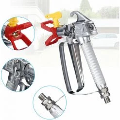 BETTERLIFE Nouveau Pistolet De Pulvérisation à Air Comprimé Haute Pression Avec 517 Spray Tip & Nozzle Guard Pour Pulvérisateur De Pompe Graan Wagner Titan Et Pulvérisateur Sans Air -Pistolet à peinture Soldes 42049826 3