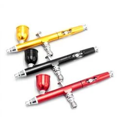 HAPPYSHOPPING Aerographe Portable Aerographe Pistolet Accessoires 0,3 Mm Buse Pour FX Maquillage Tatouage Peinture Hydratant, Modele : Aerographe Rouge - Modele: Aerographe Rouge -Pistolet à peinture Soldes 42112109 3