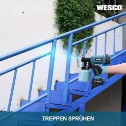 Pistolet à Peinture Sans Fil 18V, Capacité De 800 Ml, 2,5 Mm Buse - WESCO WS2342 7 Pistolet à Peinture Sans Fil 18V, Capacité De 800 Ml, 2,5 Mm Buse - WESCO WS2342 -Pistolet à peinture Soldes 42308360 3