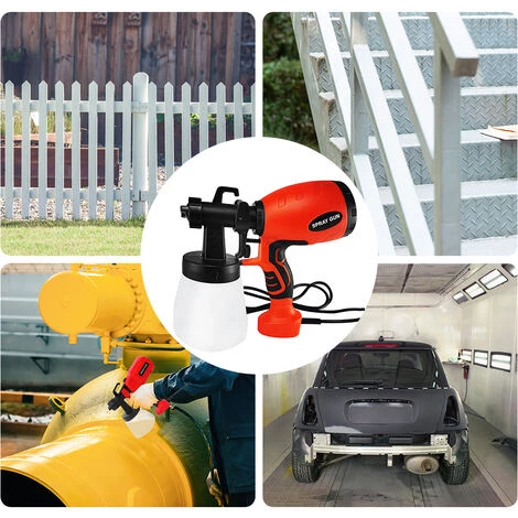 ASUPERMALL Pulverisateur De Peinture Electrique Avec Des Buses De Cuivre De 1,8 Mm De 1000W 1200Ml Conteneur Pour Interieur Interieur Et Exterieur De Murs De Voitures Meubles Et De La Peinture A L'Exterieur 5 ASUPERMALL Pulverisateur De Peinture Electrique Avec Des Buses De Cuivre De 1,8 Mm De 1000W 1200Ml Conteneur Pour Interieur Interieur Et Exterieur De Murs De Voitures Meubles Et De La Peinture A L'Exterieur – Image 5