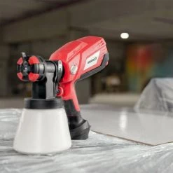 Pistolet à Peinture électrique 600W, Système Pulvérisation HVLP, Vitesse 1200ml/min, 4 Buses Et Capacité Jusqu'à 1000ml - Greencut PIN660C -Pistolet à peinture Soldes 42660877 4