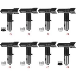 TANABATA Buse Réversible Classique Airless Tip Pointe Pistolet Airless Buse De Pulvérisation Kit De Pistolet Pistolet De Pulvérisation De Peinture D'Acier De Tungstène Embout Accessoies (319) 9 TANABATA Buse Réversible Classique Airless Tip Pointe Pistolet Airless Buse De Pulvérisation Kit De Pistolet Pistolet De Pulvérisation De Peinture D'Acier De Tungstène Embout Accessoies (319) -Pistolet à peinture Soldes 42839883 5