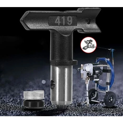 TANABATA Buse Réversible Classique Airless Tip Pointe Pistolet Airless Buse De Pulvérisation Kit De Pistolet Pistolet De Pulvérisation De Peinture D'Acier De Tungstène Embout Accessoies (319) 3 TANABATA Buse Réversible Classique Airless Tip Pointe Pistolet Airless Buse De Pulvérisation Kit De Pistolet Pistolet De Pulvérisation De Peinture D'Acier De Tungstène Embout Accessoies (319) – Image 3