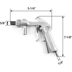 BEARSU Pistolet Sablage Pneumatique Kit , Kit De Pistolet à Sable Avec 4 Buses En Céramique -Pistolet à peinture Soldes 43245796 5