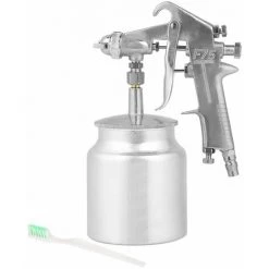 BARES Pistolet à Peinture Pneumatique, Buse De 1.5mm 750Ml Créateur De Capacité De Pistolet Pulvérisateur Mode D'Alimentation Par Aspiration Pistolet à Peinture Pneumatique Outil Pneumatique Pistolet à Pein