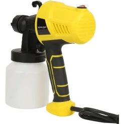 SKECTEN Pistolet à Peinture, 400W Pistolet De Peinture Electrique Débit Réglable à 650ML/min, Récipient Détachable 800ML, Pour Clôtures, Meubles, Rampes Et Garages -Pistolet à peinture Soldes 44259985 3