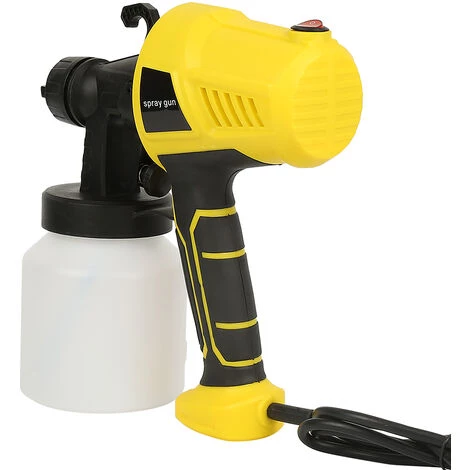 OOBEST Pistolet à Peinture, 400W Pistolet De Peinture Electrique Débit Réglable à 650ML/min, Récipient Détachable 800ML, Pour Clôtures, Meubles, Rampes Et Garages 3 OOBEST Pistolet à Peinture, 400W Pistolet De Peinture Electrique Débit Réglable à 650ML/min, Récipient Détachable 800ML, Pour Clôtures, Meubles, Rampes Et Garages – Image 3