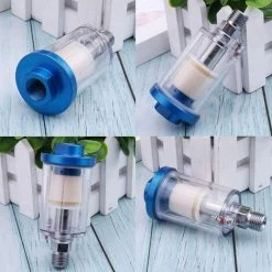 BEARSU 1/4"BSP Mini Filtre à Air Piège à Eau D'humidité Pour Pistolet à Peinture En Aérosol, Compresseur D'air, Outil Pneumatique -Pistolet à peinture Soldes 44819596 3