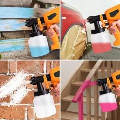 ASUPERMALL 650 W Pulvérisateur De Peinture électrique Avec Buses En Cuivre De 2,5 Mm, 800 Ml Conteneur -Pistolet à peinture Soldes 45634937 4