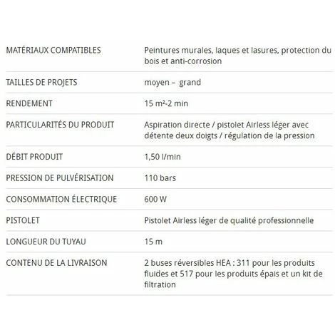 Wagner - Station Peinture Airless 600W 110bar - Control Pro 350 R Airless 4 Wagner - Station Peinture Airless 600W 110bar - Control Pro 350 R Airless – Image 4