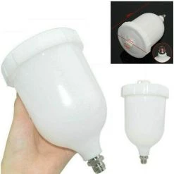 BEARSU Tasse De Pistolet De Pulvérisation, Pot De Tasse De Pistolet De Pulvérisation D'air D'alimentation Par Gravité De 600 Ml Pour Outil De Pistolet De Pulvérisation De Peinture, Ajustement De Remplacement Pour GTiPro Pri Lite Gti TT GFG