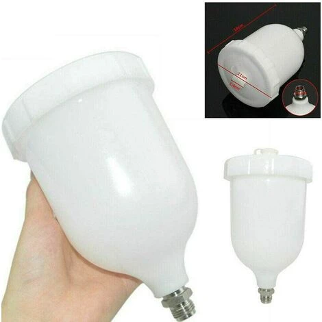 BEARSU Tasse De Pistolet De Pulvérisation, Pot De Tasse De Pistolet De Pulvérisation D'air D'alimentation Par Gravité De 600 Ml Pour Outil De Pistolet De Pulvérisation De Peinture, Ajustement De Remplacement Pour GTiPro Pri Lite Gti TT GFG 1 BEARSU Tasse De Pistolet De Pulvérisation, Pot De Tasse De Pistolet De Pulvérisation D'air D'alimentation Par Gravité De 600 Ml Pour Outil De Pistolet De Pulvérisation De Peinture, Ajustement De Remplacement Pour GTiPro Pri Lite Gti TT GFG