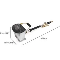 SUPERSELLER Pistolet à Peinture Machine De Pulvérisation De Mortier Portable Pneumatique Pour Mur, Pistolet De Pulvérisation De Ciment, Pistolet De Pulvérisation De Ciment à Seau De Mortier, Pistolet De Pulvérisation De Mortier De Plâtre -Pistolet à peinture Soldes 46772675 5