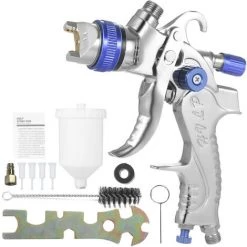 SUPERSELLER Pistolet à Peinture Pneumatique TE2008 - 1 Buse-bleu 7 SUPERSELLER Pistolet à Peinture Pneumatique TE2008 - 1 Buse-bleu -Pistolet à peinture Soldes 46772965 3