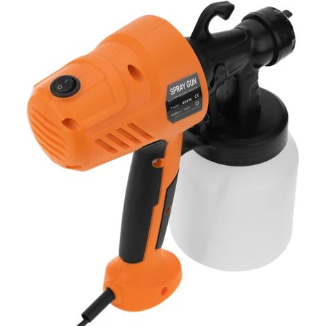 BeMatik - Pistolet à Peinture 400 Watt 800 Ml, Pistolet à Peinture électrique Avec Trois Modes De Pulvérisation 4 BeMatik - Pistolet à Peinture 400 Watt 800 Ml, Pistolet à Peinture électrique Avec Trois Modes De Pulvérisation – Image 4