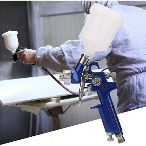 Aérographe Polyvalent Ensemble Voiture Pistolet à Peinture à L'huile Pneumatique Gravité Aérographe Européen Type Connecteur,Irisfr(1.0mm,1pcs) 3 Aérographe Polyvalent Ensemble Voiture Pistolet à Peinture à L'huile Pneumatique Gravité Aérographe Européen Type Connecteur,Irisfr(1.0mm,1pcs) – Image 3