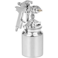 MSW Pistolet À Peinture Pneumatique (Buse : Ø 1,4 Mm, Débit D'air : 170-283 L/min) - Noir