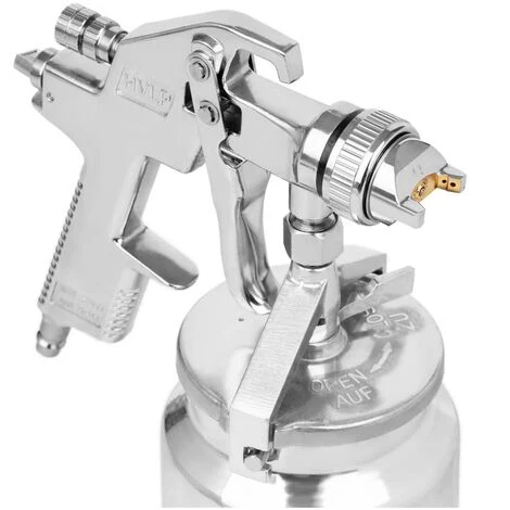 MSW Pistolet À Peinture Pneumatique (Buse : Ø 1,4 Mm, Débit D'air : 170-283 L/min) - Noir 2 MSW Pistolet À Peinture Pneumatique (Buse : Ø 1,4 Mm, Débit D'air : 170-283 L/min) - Noir – Image 2