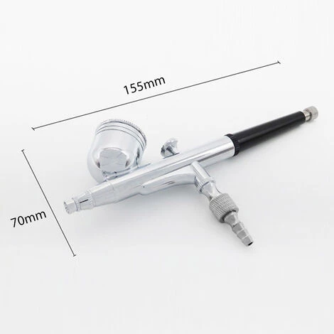 ASUPERMALL Mini Kit Aérographe Avec 0.3Mm Tube D'écoulement Aiguille, 2ML Godet D'Alimentation Caravity, Stylo Aérographe Pour Le Maquillage, Le Gâteaux, Etc 4 ASUPERMALL Mini Kit Aérographe Avec 0.3Mm Tube D'écoulement Aiguille, 2ML Godet D'Alimentation Caravity, Stylo Aérographe Pour Le Maquillage, Le Gâteaux, Etc – Image 4