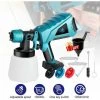 Pistolet à Peinture Sans Fil 800w 1000ml 3 Buse Pulvérisateur De Peinture électrique - Outil De Pulvérisation Pour Makita 18v - ONEVAN - Bleu