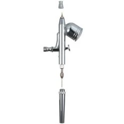 SUPERSELLER Pistolet à Peinture Ensemble De Mini Compresseur D'air Pour Aérographe Polyvalent Kit De Brosse à Air à Alimentation Par Gravité Pour La Peinture D'art -Pistolet à peinture Soldes 49287643 4