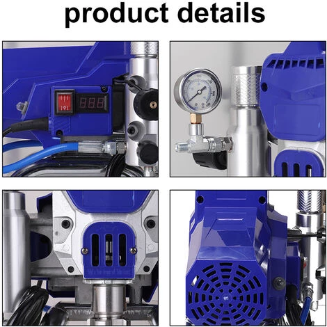 SUPERSELLER Pistolet à Peinture Pulvérisateur De Peinture Machine De Pulvérisation Sans Air Haute Pression Professionnelle Outil De Peinture électrique Haute Puissance 2 SUPERSELLER Pistolet à Peinture Pulvérisateur De Peinture Machine De Pulvérisation Sans Air Haute Pression Professionnelle Outil De Peinture électrique Haute Puissance – Image 2