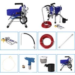 SUPERSELLER Pistolet à Peinture Pulvérisateur De Peinture Machine De Pulvérisation Sans Air Haute Pression Professionnelle Outil De Peinture électrique Haute Puissance 8 SUPERSELLER Pistolet à Peinture Pulvérisateur De Peinture Machine De Pulvérisation Sans Air Haute Pression Professionnelle Outil De Peinture électrique Haute Puissance -Pistolet à peinture Soldes 49287692 4