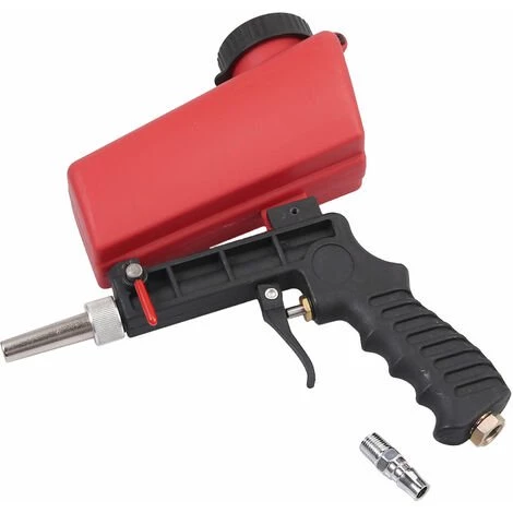 PROSTER Pistolet De Sablage Pneumatique 1/4" 90PSI Pistolet Sablage, Pistolet De Sablage à Air Comprimé Avec Réservoi Sableuse Pistolet De Sable Portatif Réglage De Débit Sablage 6.5MM 1 PROSTER Pistolet De Sablage Pneumatique 1/4" 90PSI Pistolet Sablage, Pistolet De Sablage à Air Comprimé Avec Réservoi Sableuse Pistolet De Sable Portatif Réglage De Débit Sablage 6.5MM