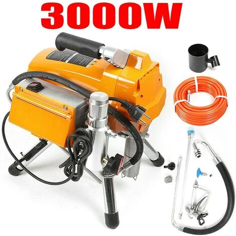 GOJOY Pulvérisateur De Peinture 3KW, Pulvérisateur De Peinture Sans Air à Haute Efficacité, Peinture De Puissance Pour Le Hangar Et Le Garage De Clôture Extérieure à La Maison 2 GOJOY Pulvérisateur De Peinture 3KW, Pulvérisateur De Peinture Sans Air à Haute Efficacité, Peinture De Puissance Pour Le Hangar Et Le Garage De Clôture Extérieure à La Maison – Image 2