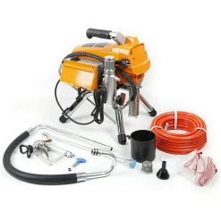 GOJOY Pulvérisateur De Peinture 3KW, Pulvérisateur De Peinture Sans Air à Haute Efficacité, Peinture De Puissance Pour Le Hangar Et Le Garage De Clôture Extérieure à La Maison 7 GOJOY Pulvérisateur De Peinture 3KW, Pulvérisateur De Peinture Sans Air à Haute Efficacité, Peinture De Puissance Pour Le Hangar Et Le Garage De Clôture Extérieure à La Maison -Pistolet à peinture Soldes 50002038 3