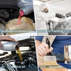 Entonnoir Silicone Pliable + 200PCS Papier Filtre De Peinture En Nylon Fin, Entonnoir Cuisine Utilisé Pour Filtrer Le Liquide, La Peinture Macaron -Pistolet à peinture Soldes 50928312 5