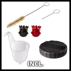 Einhell Pistolet à Peinture Sans Fil TC-SY 18/60 Li Solo - Power X-Change (18V, Réservoir 100mL, 2 Buses) Livré Sans Batterie Ni Chargeur -Pistolet à peinture Soldes 51134337 4