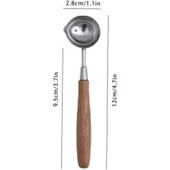 MODOU Artisanat Outils De Peinture Cire Feu Four De Fusion De Cire D'étanchéité Fusion Cuillère 2PCS -Pistolet à peinture Soldes 51438894 5