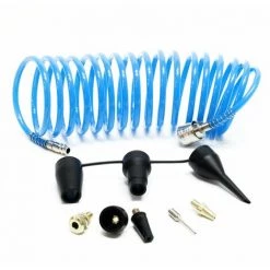 HELLOSHOP26 Kit 13 Pieces Outils à Air Comprimé Pneumatique Buses Tuyau Spiralé -Pistolet à peinture Soldes 51649391 5