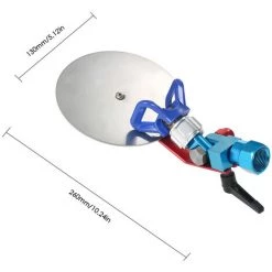 SUPERSELLER Accessoire Pour Pistolet à Peinture Guide De Pulvérisation Accessoire Outil Déflecteur De Séparation Des Couleurs De La Machine De Pulvérisation Sans Air 7/8, -Pistolet à peinture Soldes 51780031 4