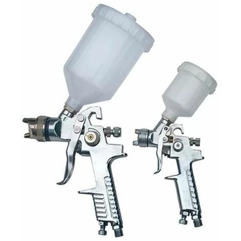 Topdeal Pistolets De Pulvérisation HVLP 2 Pcs 2 Topdeal Pistolets De Pulvérisation HVLP 2 Pcs – Image 2